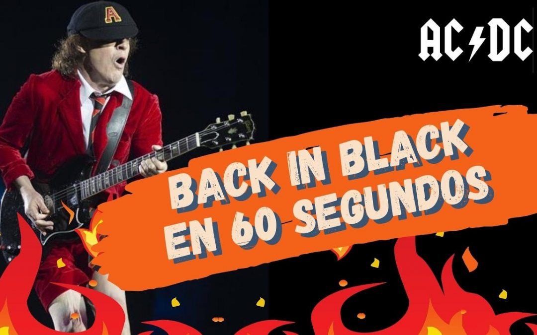 Aprende a tocar el Riff de Back In Black de AC/DC